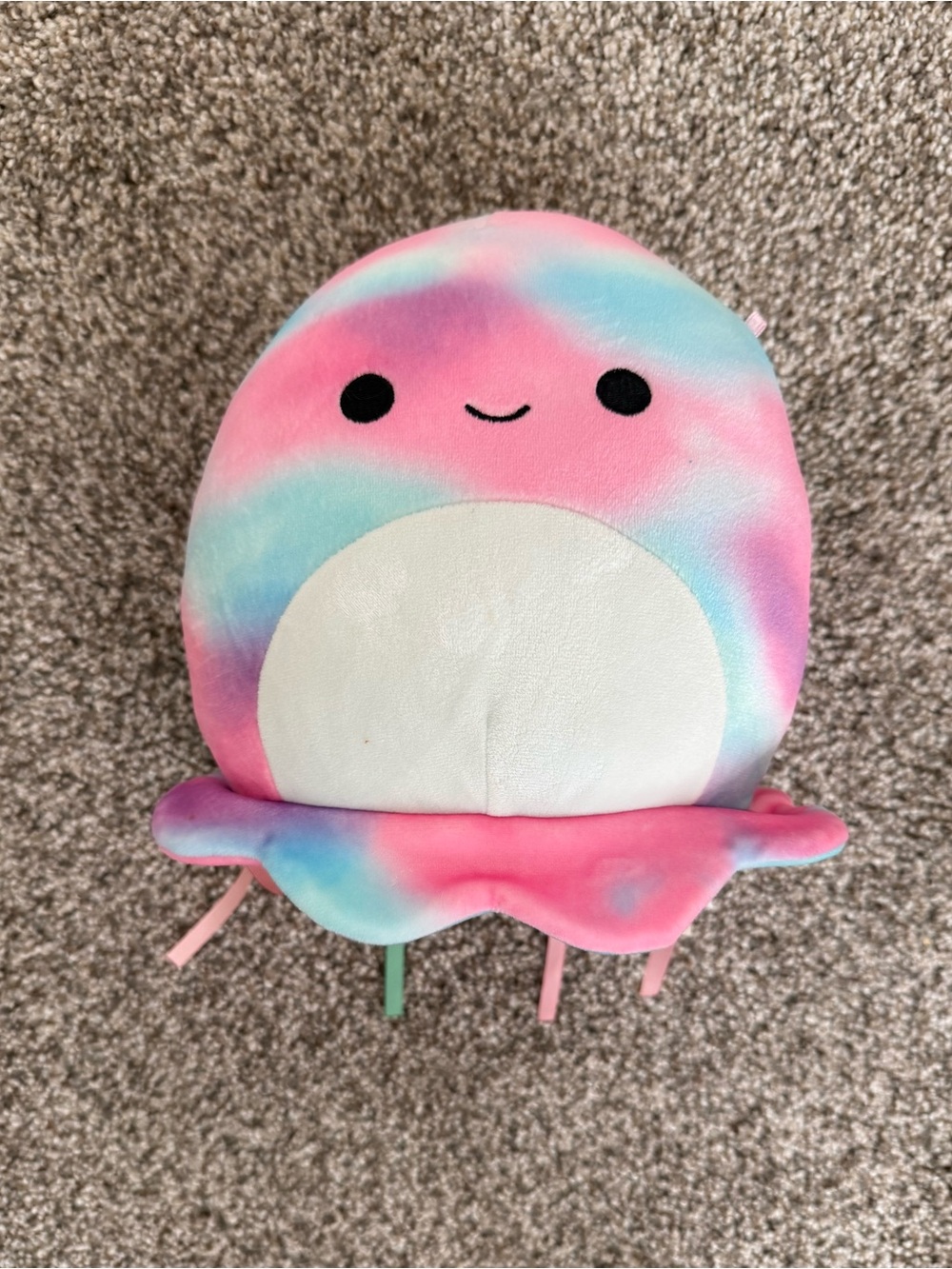 Authentic Squishmallows Krisa the Tie Dye Jellyfish Plush 6”